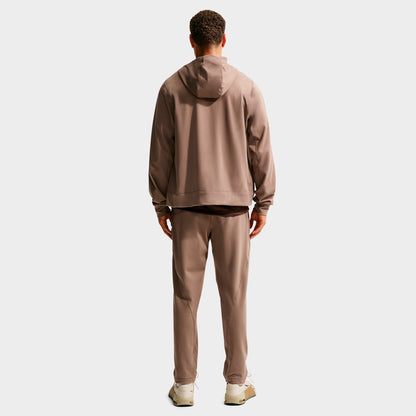 Men's Nike Primary NanoKnit Dri-FIT UV Protection Full-Zip Training Hoodie - Mink Brown/Mink Brown