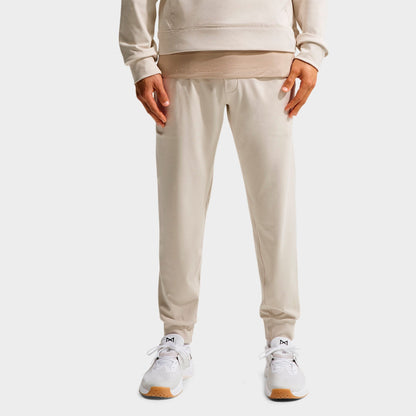 Men's Nike Primary NanoKnit Dri-FIT UV Protection Performance Jogger Pants - Light Orewood Brown/Sail/Heather/Light Orewood Brown