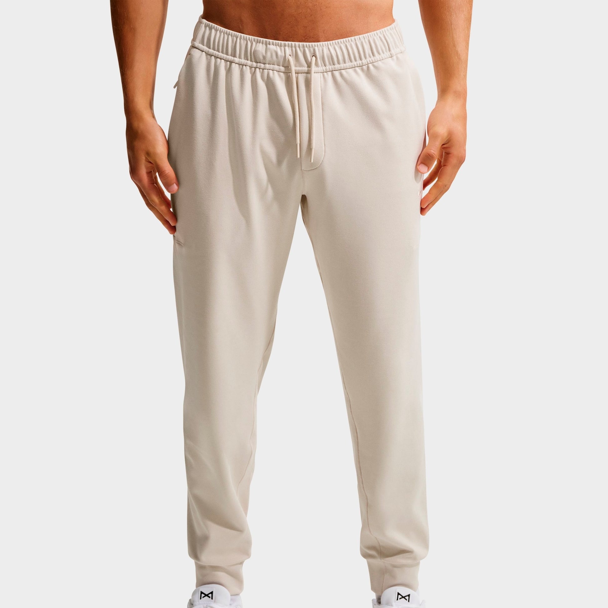 Men's Nike Primary NanoKnit Dri-FIT UV Protection Performance Jogger Pants - Light Orewood Brown/Sail/Heather/Light Orewood Brown