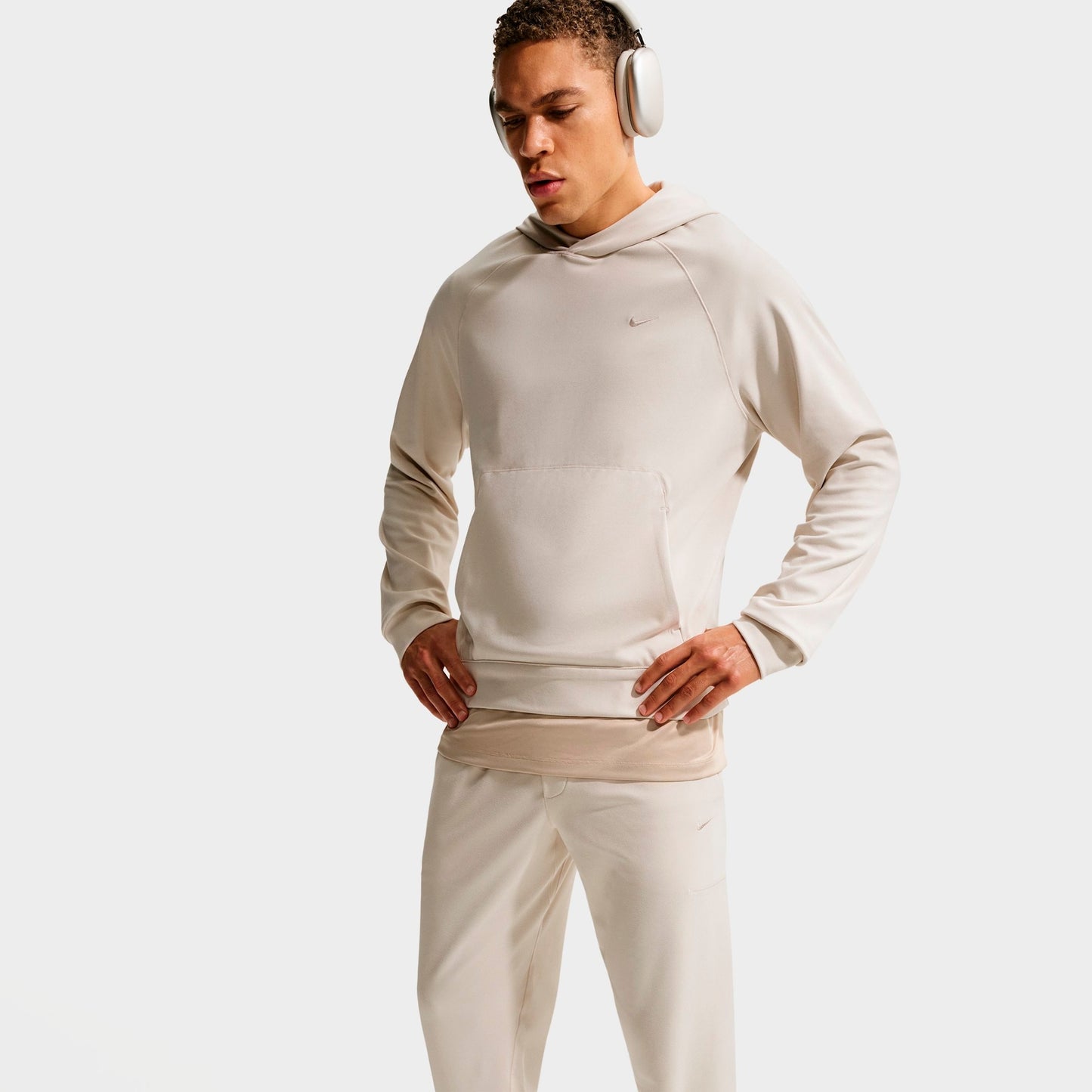 Men's Nike Primary NanoKnit Dri-FIT UV Protection Performance Jogger Pants - Light Orewood Brown/Sail/Heather/Light Orewood Brown