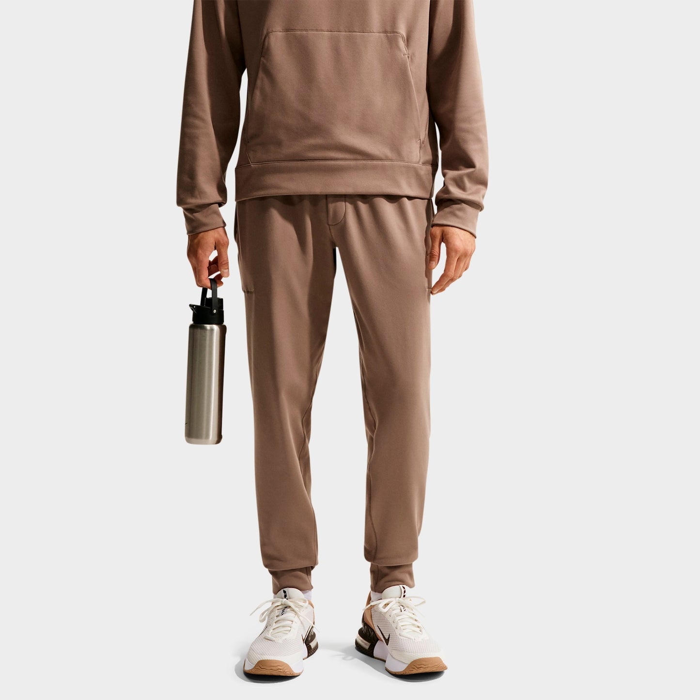 Men's Nike Primary NanoKnit Dri-FIT UV Protection Performance Jogger Pants - Mink Brown/Mink Brown
