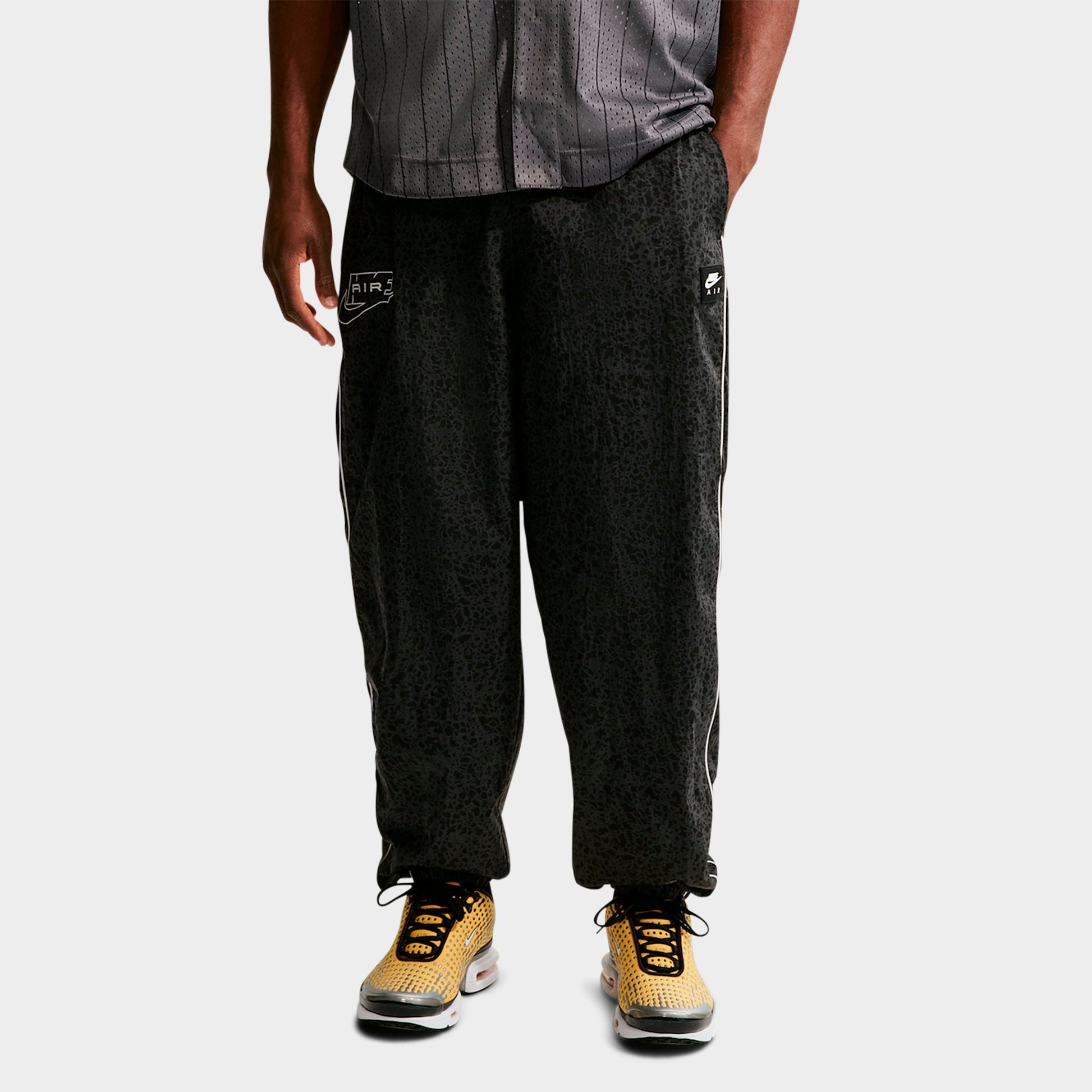 Men's Nike Air Safari Print Woven Pants - Obsidian