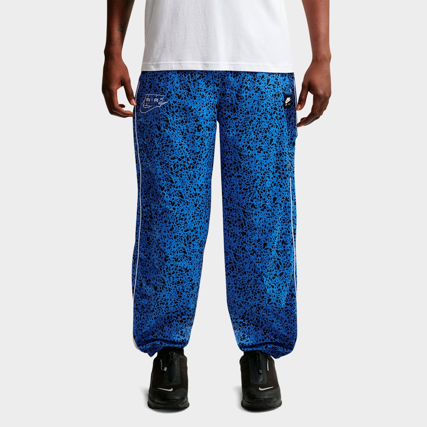 Men's Nike Air Safari Print Woven Pants - Blue Crystal