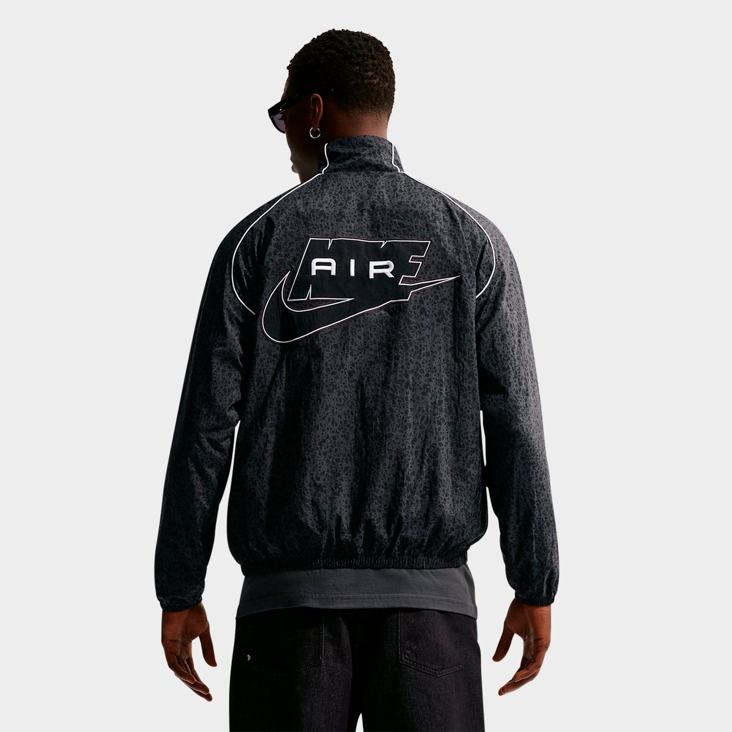 Men's Nike Air Safari Print Woven Jacket - Obsidian