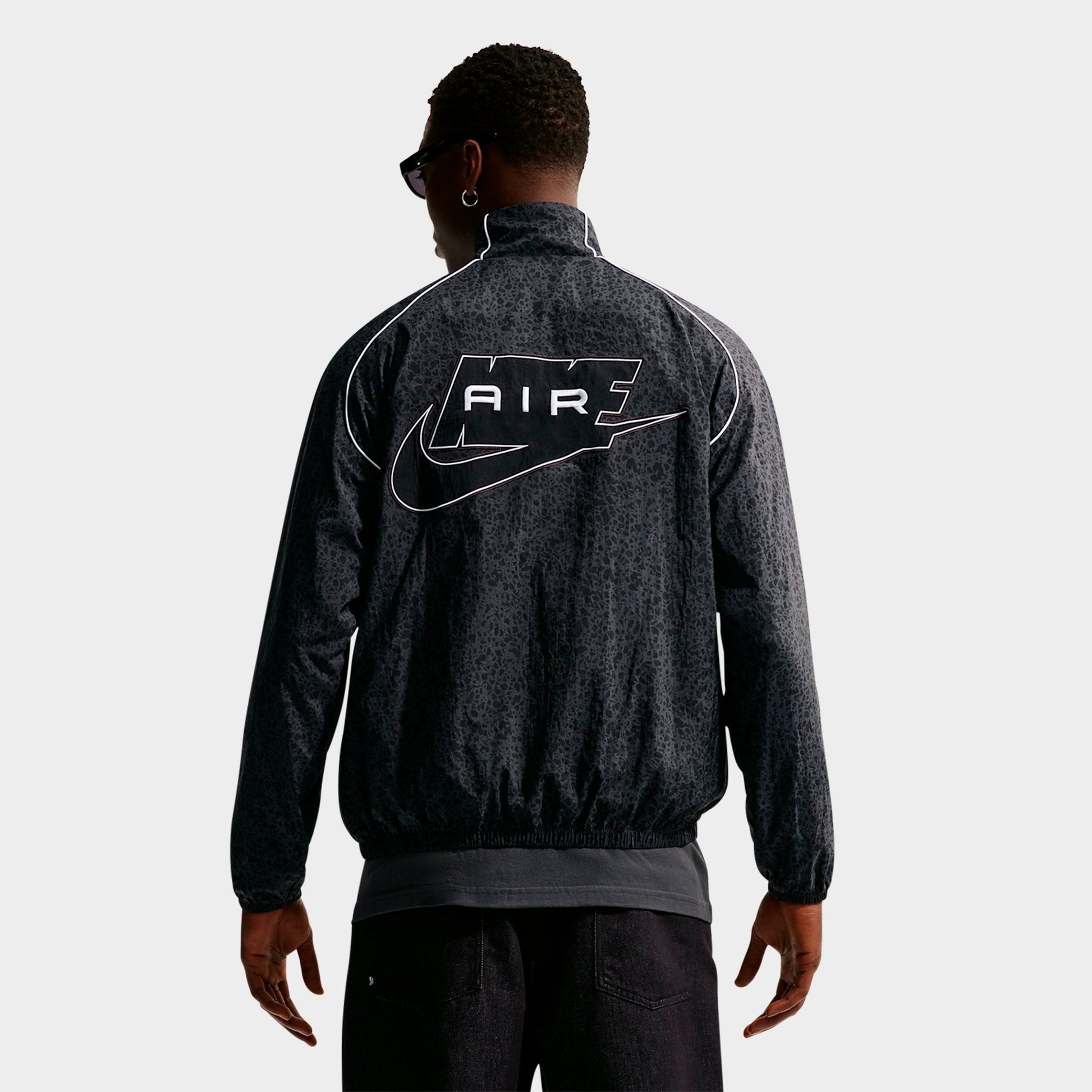 Men's Nike Air Safari Print Woven Jacket - Obsidian