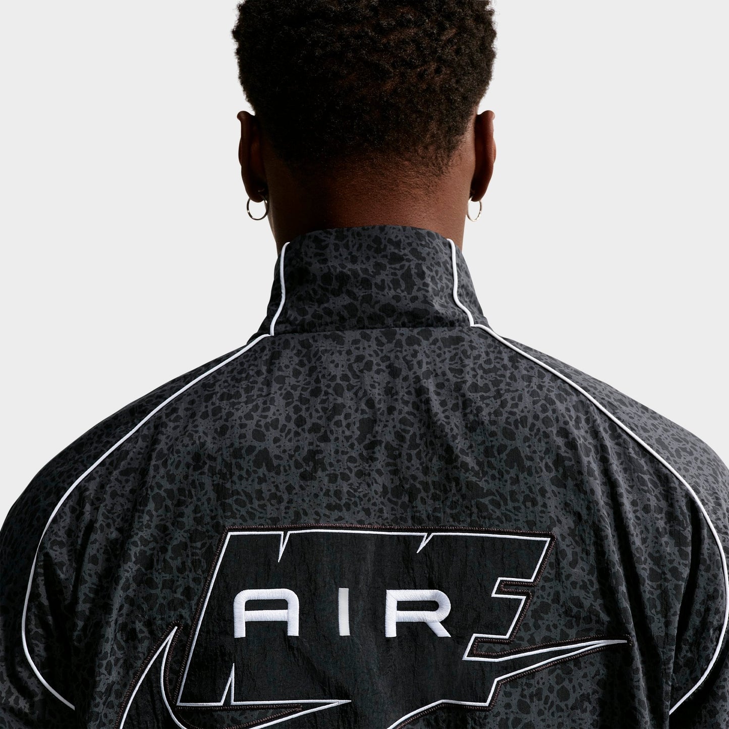 Men's Nike Air Safari Print Woven Jacket - Obsidian