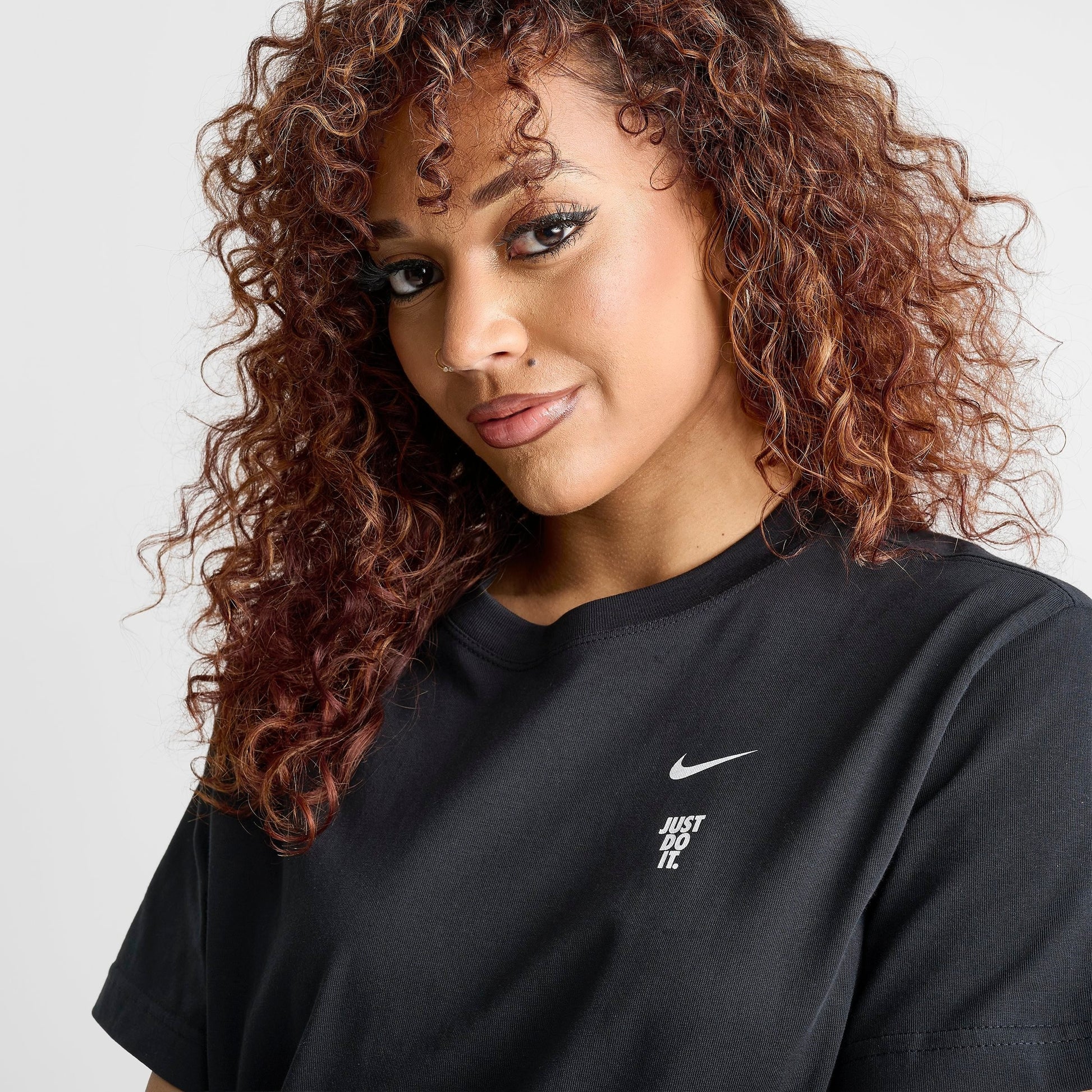 Women's Nike Short-Sleeve Basketball T-Shirt - Black