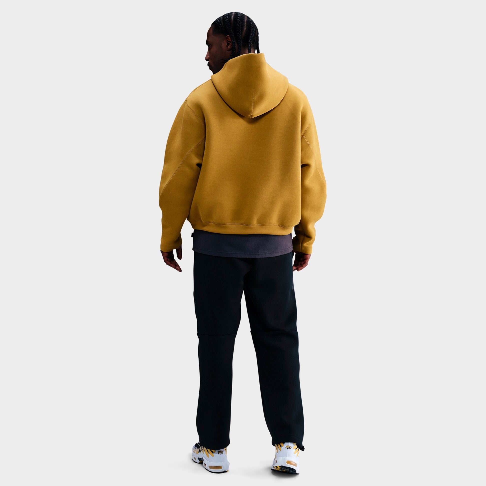 Men's Nike Tech Fleece Open-Hem Pants - Black/Black