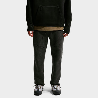 Men's Nike Tech Fleece Open-Hem Pants - Heather/Black