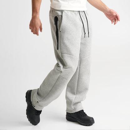 Men's Nike Tech Fleece Open-Hem Pants - Dark Grey Heather/Black