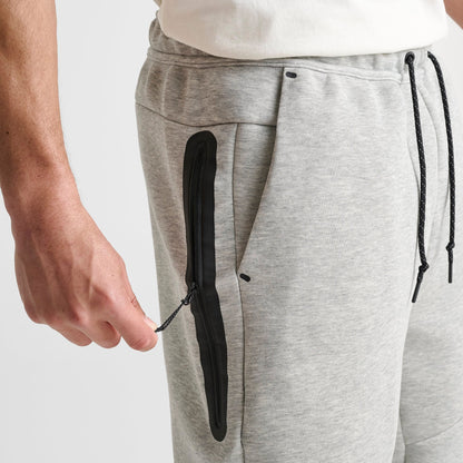 Men's Nike Tech Fleece Open-Hem Pants - Dark Grey Heather/Black