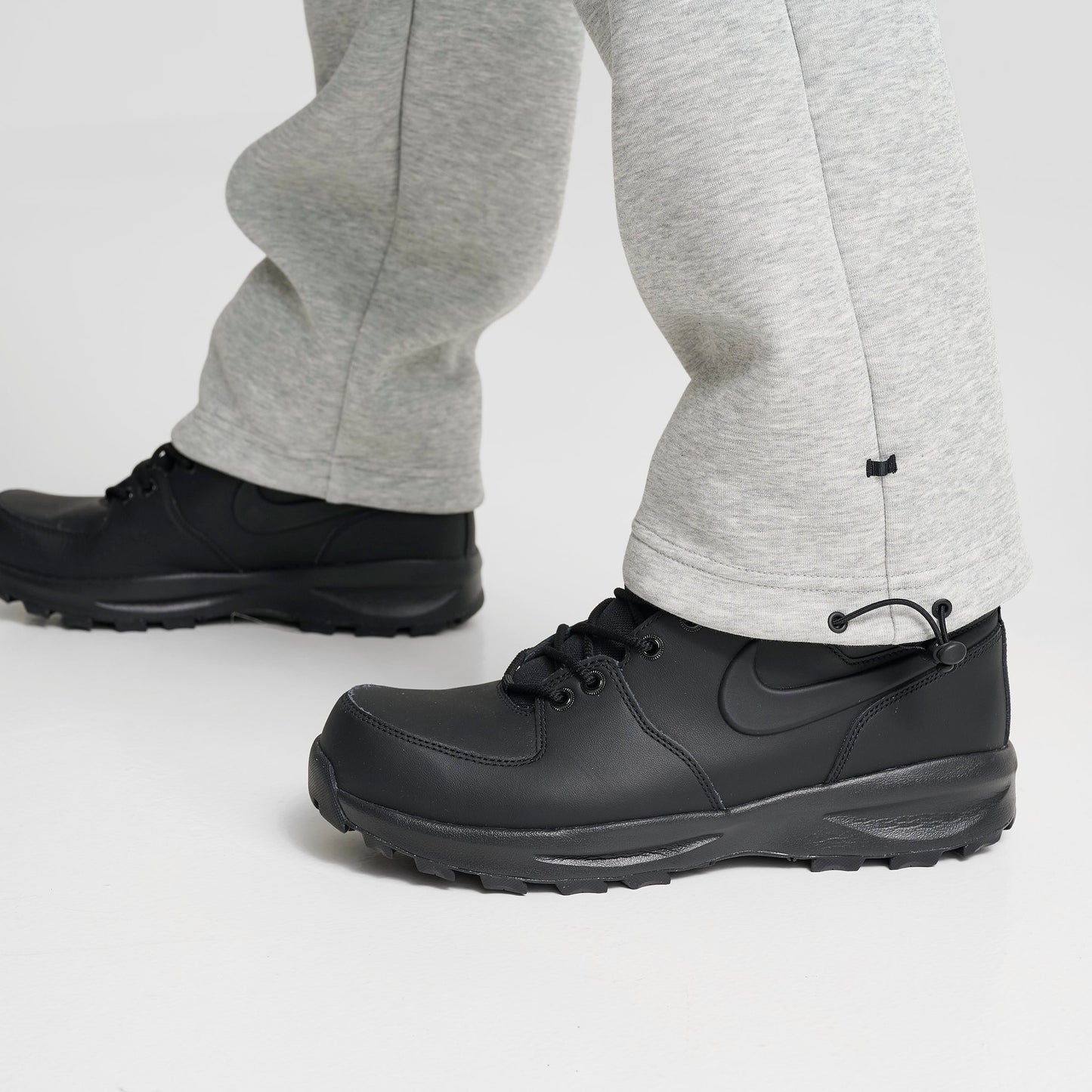 Men's Nike Tech Fleece Open-Hem Pants - Dark Grey Heather/Black