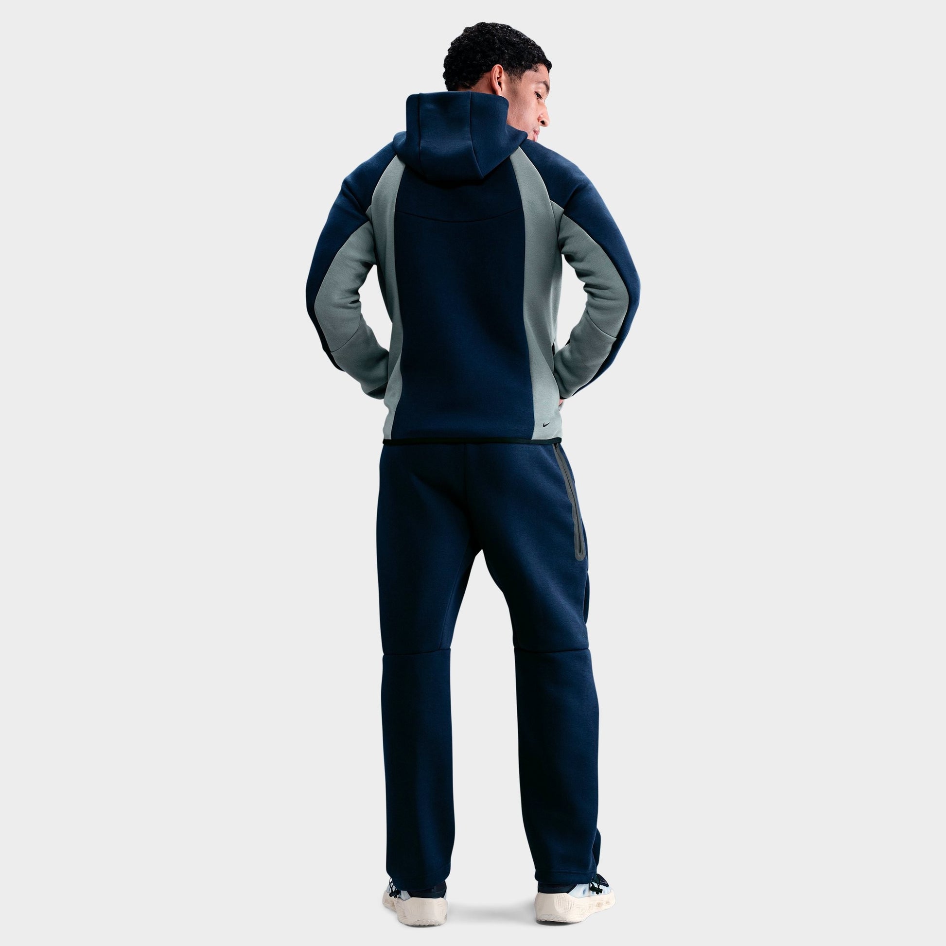Men's Nike Tech Fleece Open-Hem Pants - Obsidian/Black