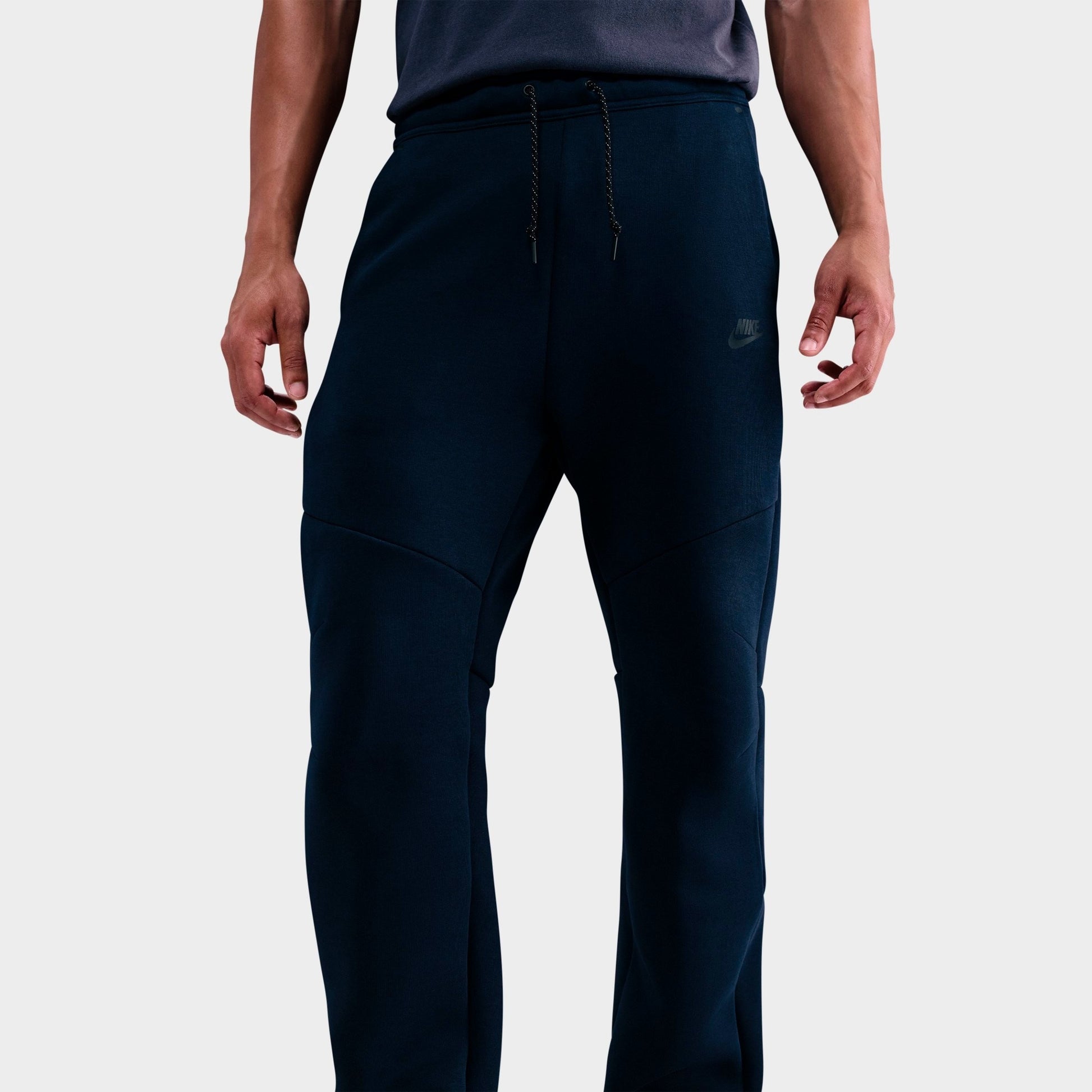 Men's Nike Tech Fleece Open-Hem Pants - Obsidian/Black