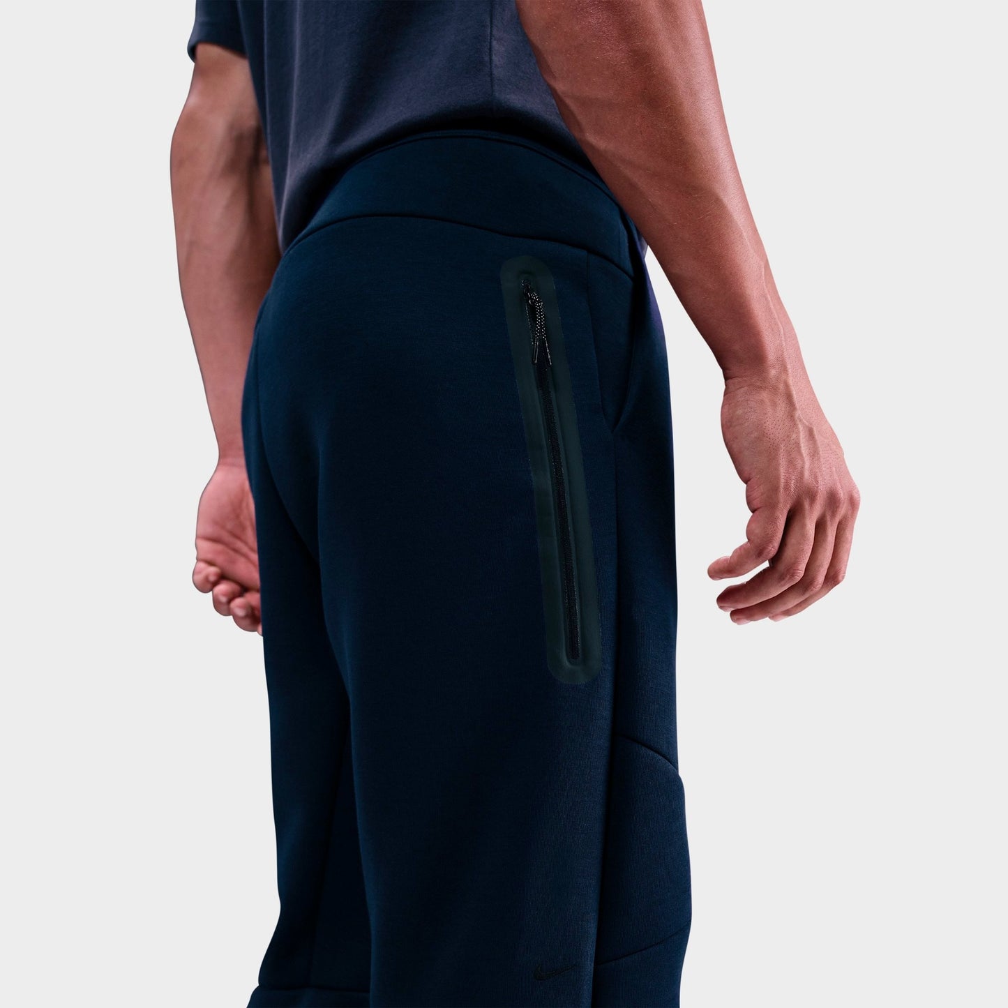 Men's Nike Tech Fleece Open-Hem Pants - Obsidian/Black