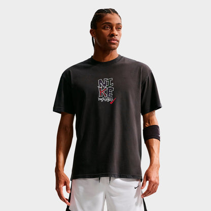 Men's Nike JDI Graphic Basketball T-Shirt - Off Noir