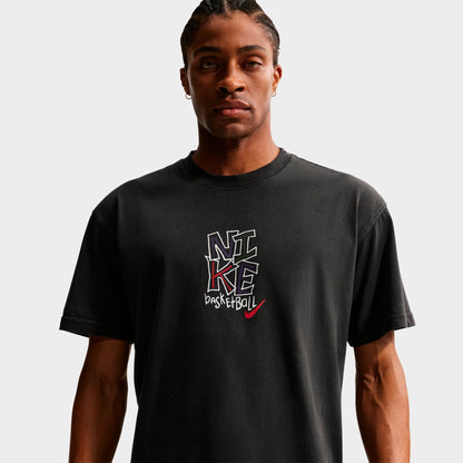 Men's Nike JDI Graphic Basketball T-Shirt - Off Noir