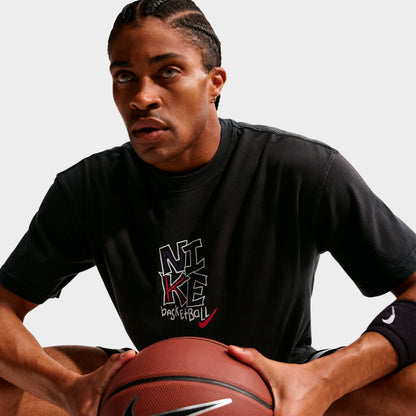 Men's Nike JDI Graphic Basketball T-Shirt - Off Noir