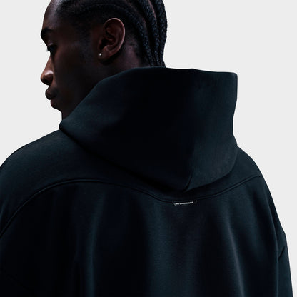 Men's Nike Standard Issue Therma-FIT Brushed Basketball Pullover Hoodie - Black/Pale Ivory