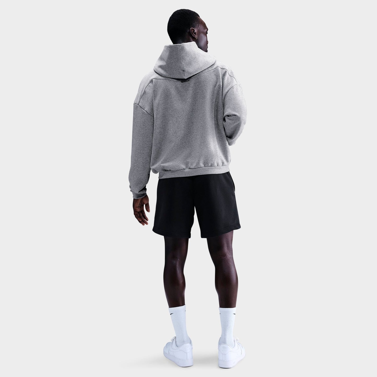 Men's Nike Standard Issue Therma-FIT Brushed Basketball Pullover Hoodie - Dark Grey Heather/Black