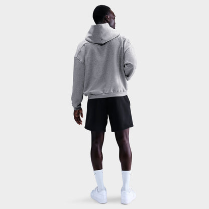 Men's Nike Standard Issue Therma-FIT Brushed Basketball Pullover Hoodie - Dark Grey Heather/Black