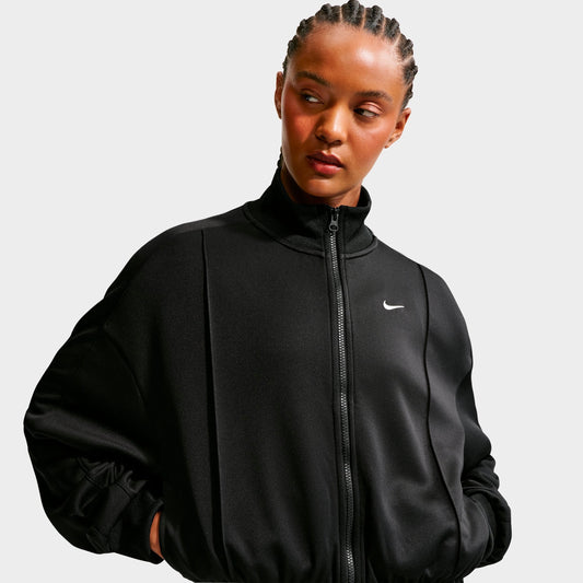 Women's Nike Sportswear Track Jacket - Black/Black/Chalk