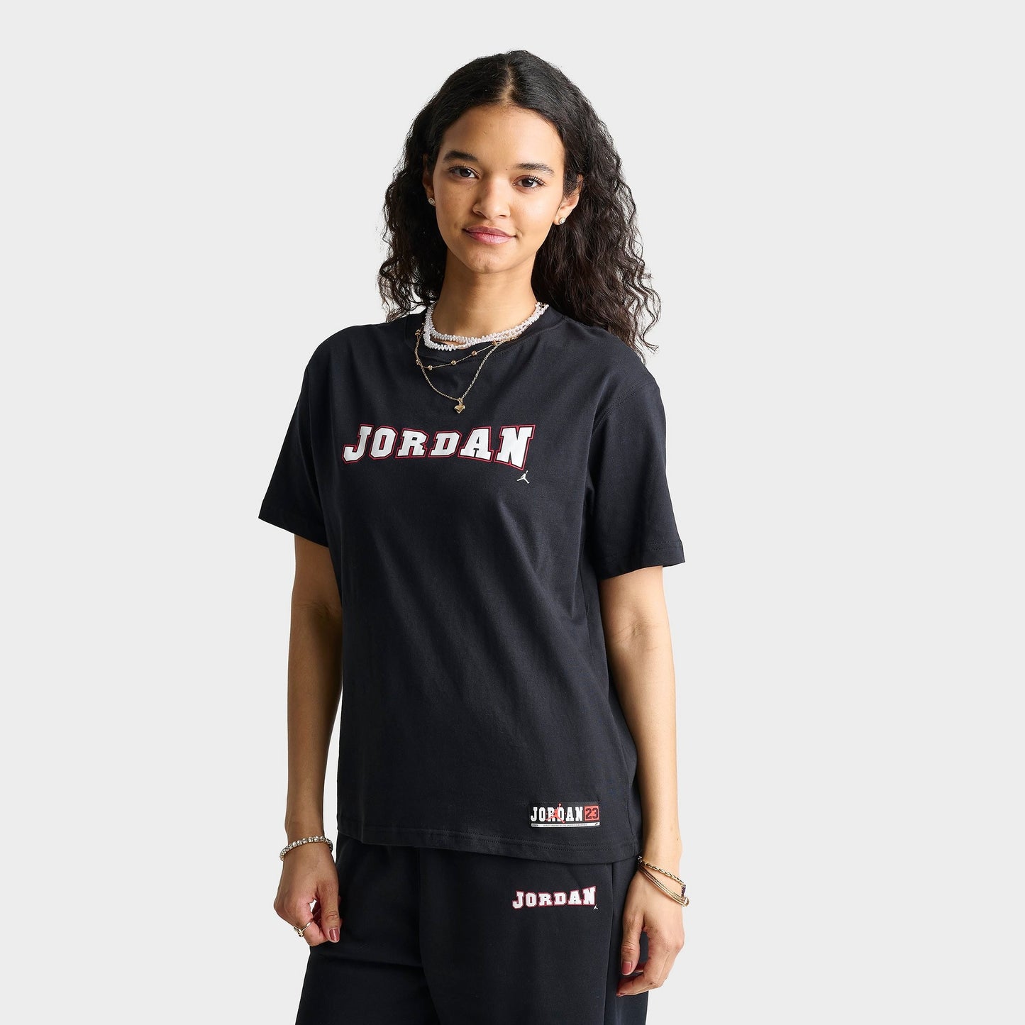 Women's Jordan Varsity Graphic T-Shirt - Black/White