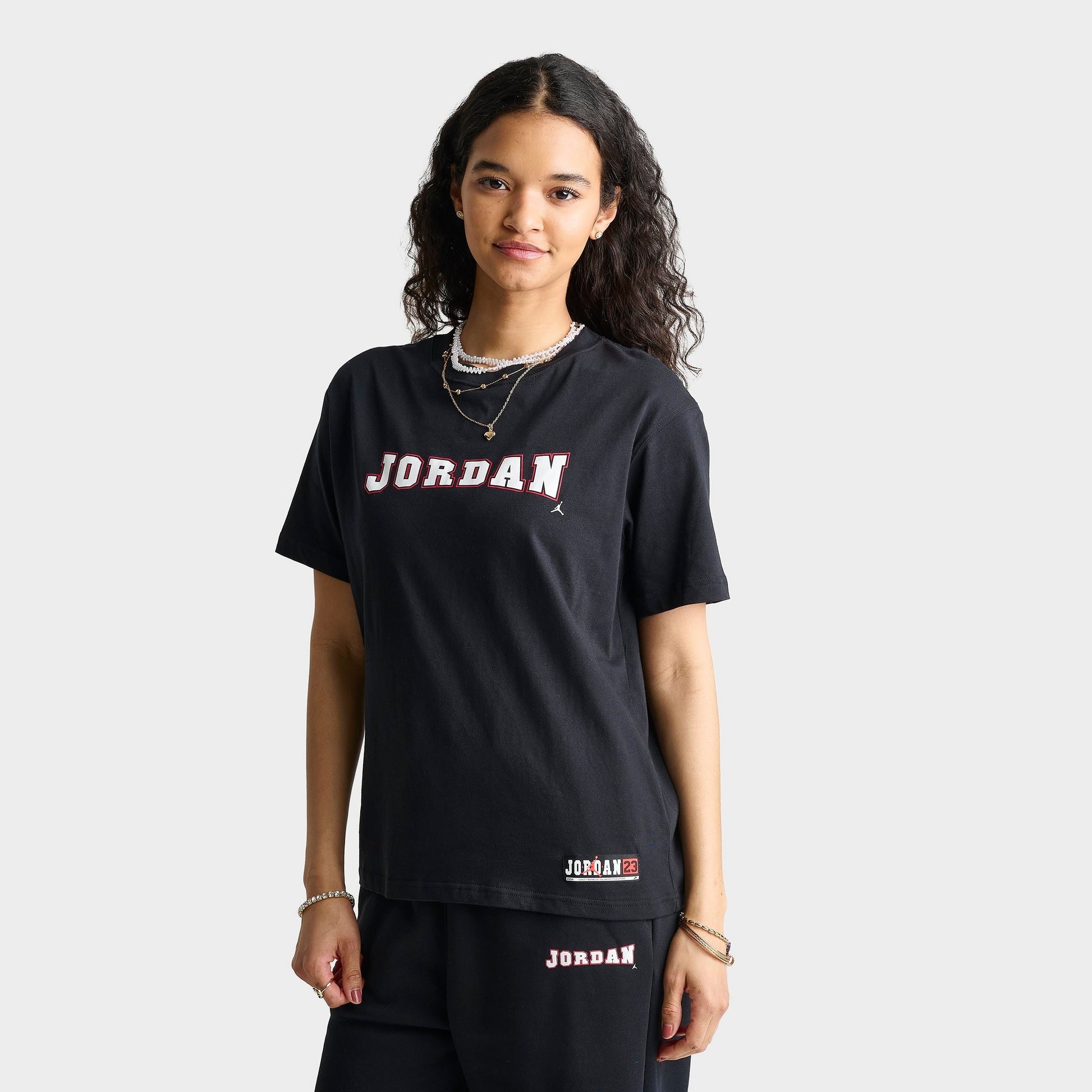 Women's Jordan Varsity Graphic T-Shirt - Black/White