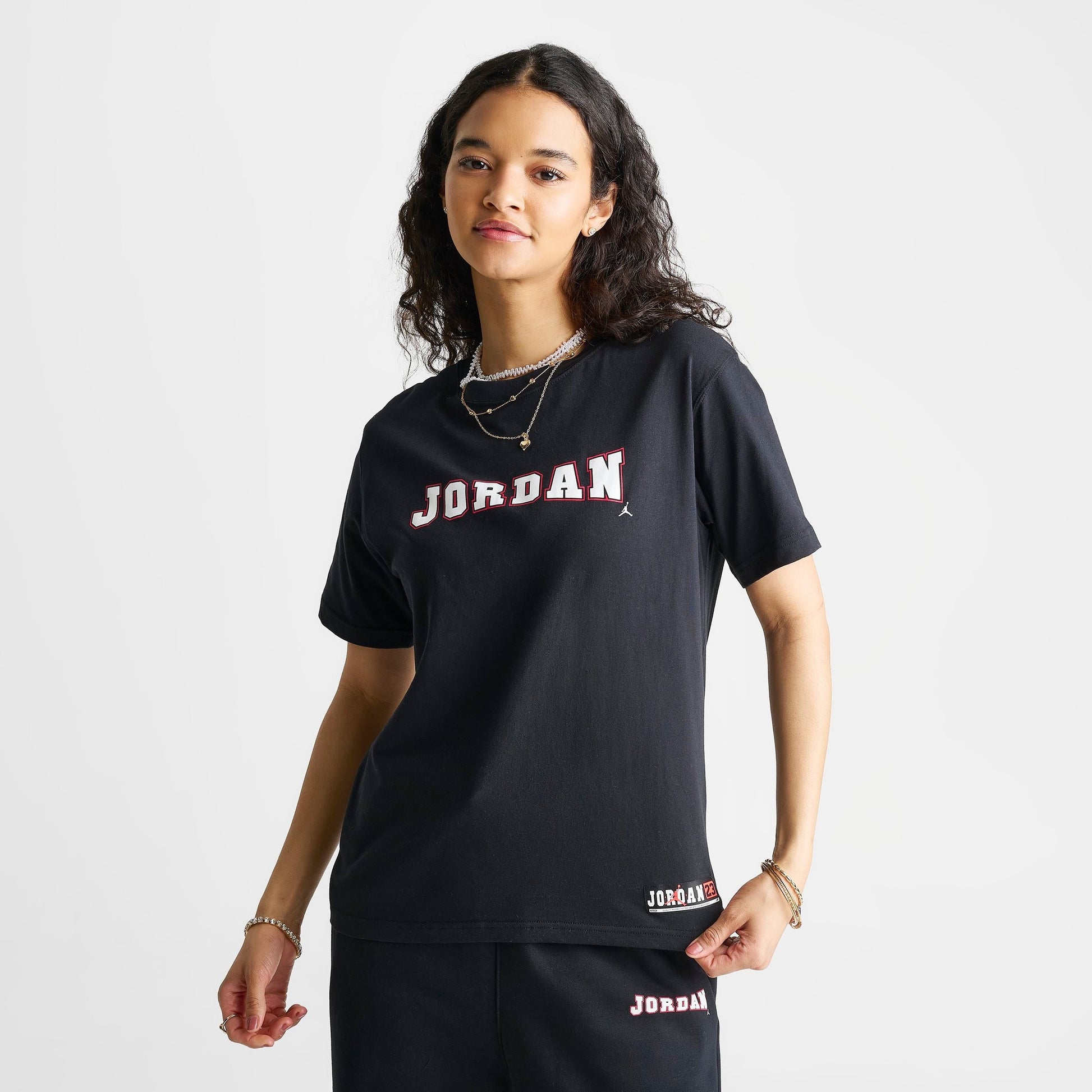 Women's Jordan Varsity Graphic T-Shirt - Black/White