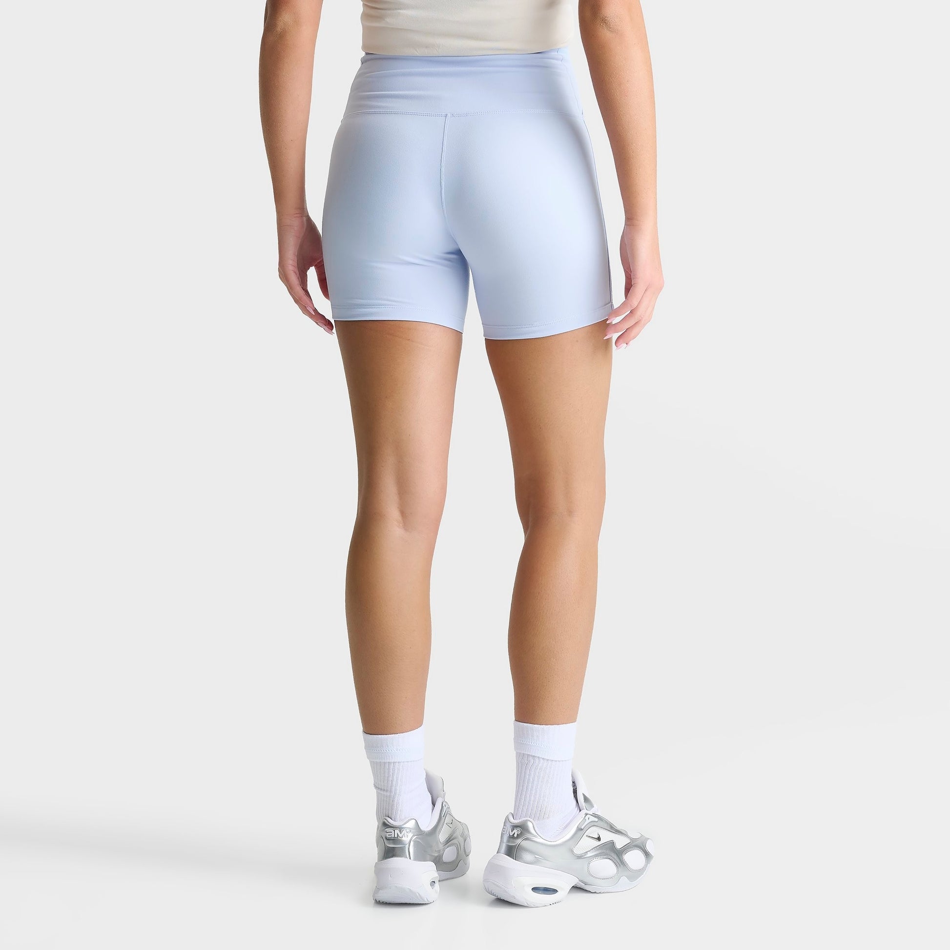 Women's Nike One Dri-FIT High-Waisted 5" Biker Shorts - Hydrogen Blue