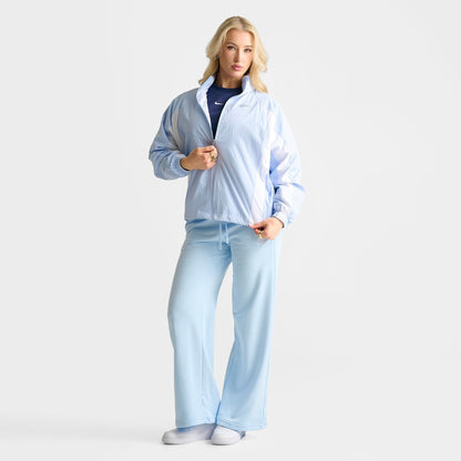Women's Nike Sportswear Gym Life Woven Jacket - Hydrogen Blue/White