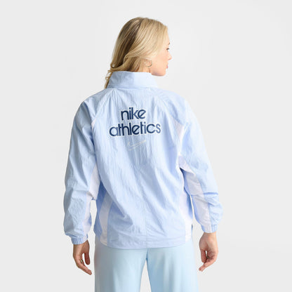 Women's Nike Sportswear Gym Life Woven Jacket - Hydrogen Blue/White