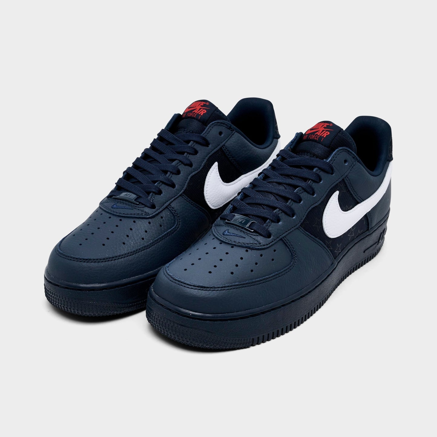 Men's Nike Air Force 1 Low Retro USA Casual Shoes - Multi-Color/Black/Multi-Color
