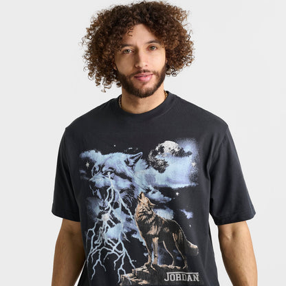 Men's Jordan Howl Graphic T-Shirt - Off Noir
