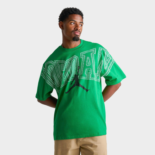 Men's Jordan Stretch Graphic T-Shirt - Lucky Green/Black