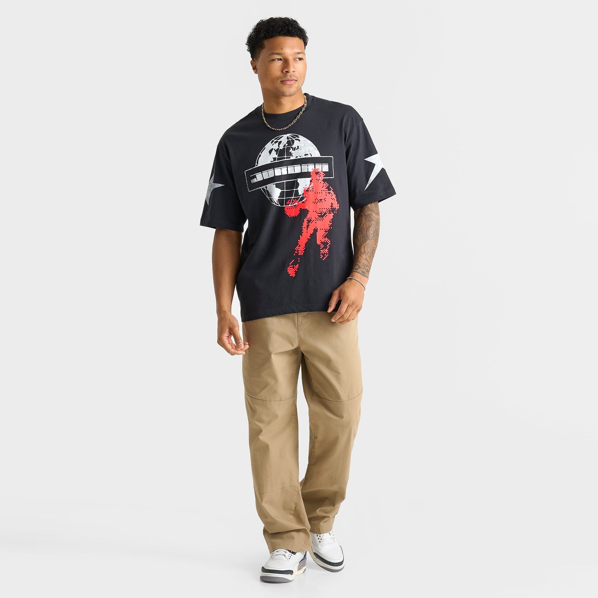 Men's Jordan Star Graphic T-Shirt - Off Noir