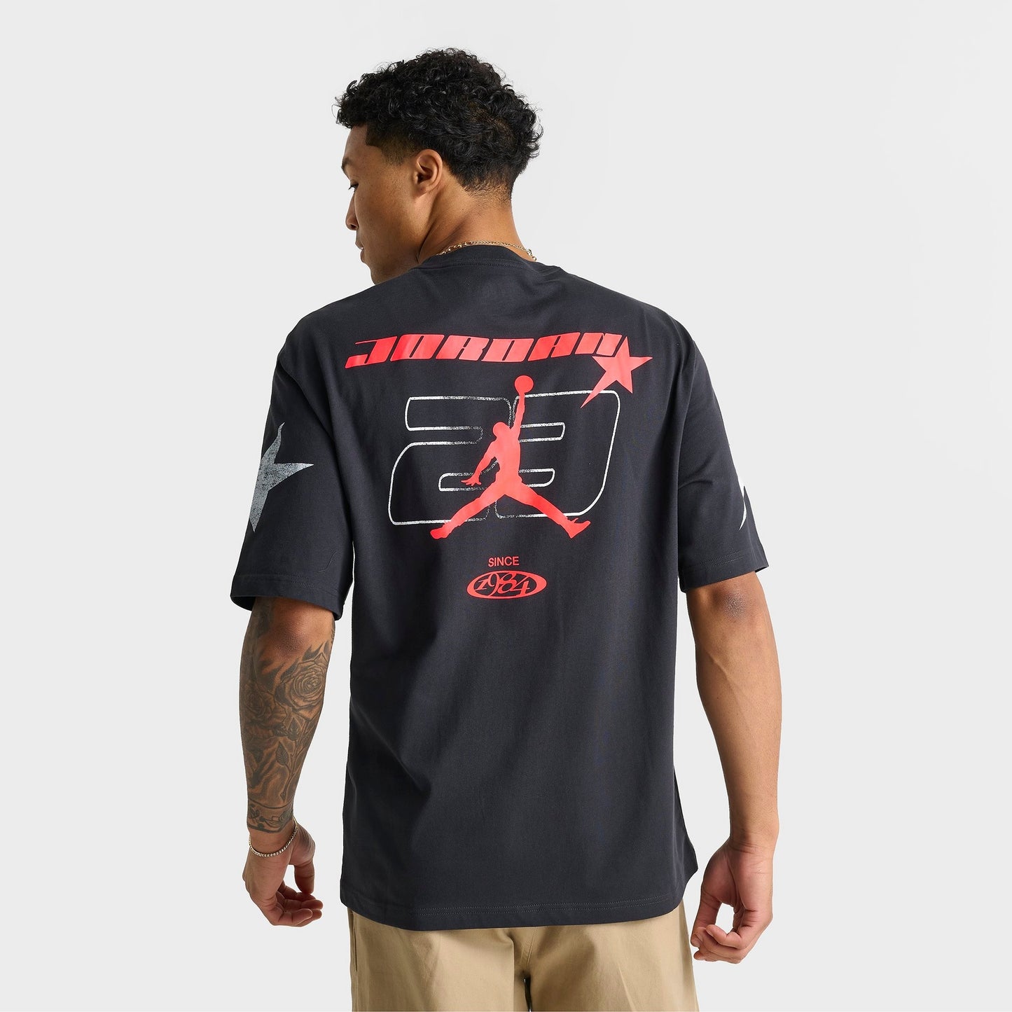 Men's Jordan Star Graphic T-Shirt - Off Noir