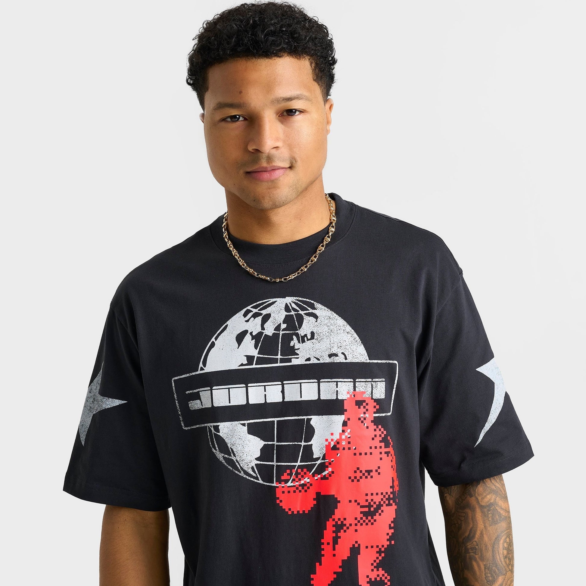 Men's Jordan Star Graphic T-Shirt - Off Noir
