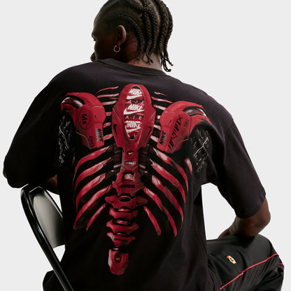 Men's Nike Sportswear Anatomy of Air Graphic T-Shirt - Black/Team Crimson
