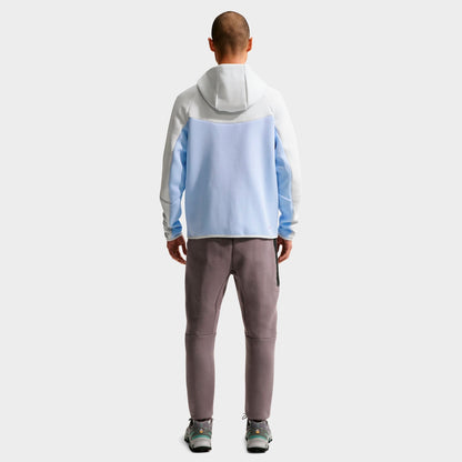 Men's Nike Tech Fleece Air Max Full-Zip Windrunner Jacket - Off White/Hydrogen Blue/Bright Violet