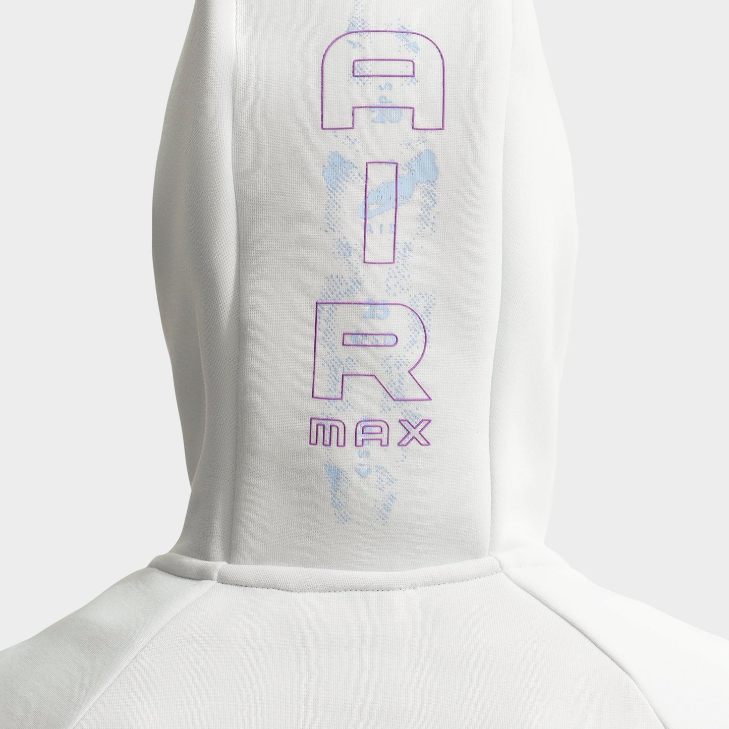 Men's Nike Tech Fleece Air Max Full-Zip Windrunner Jacket - Off White/Hydrogen Blue/Bright Violet