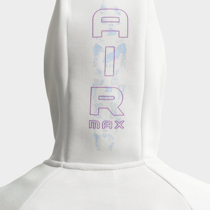 Men's Nike Tech Fleece Air Max Full-Zip Windrunner Jacket - Off White/Hydrogen Blue/Bright Violet