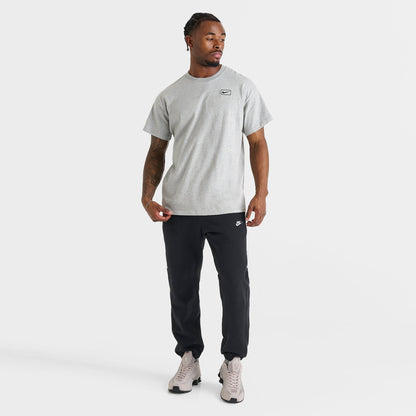 Men's Nike Sportswear Swoosh Box T-Shirt - Dark Grey Heather
