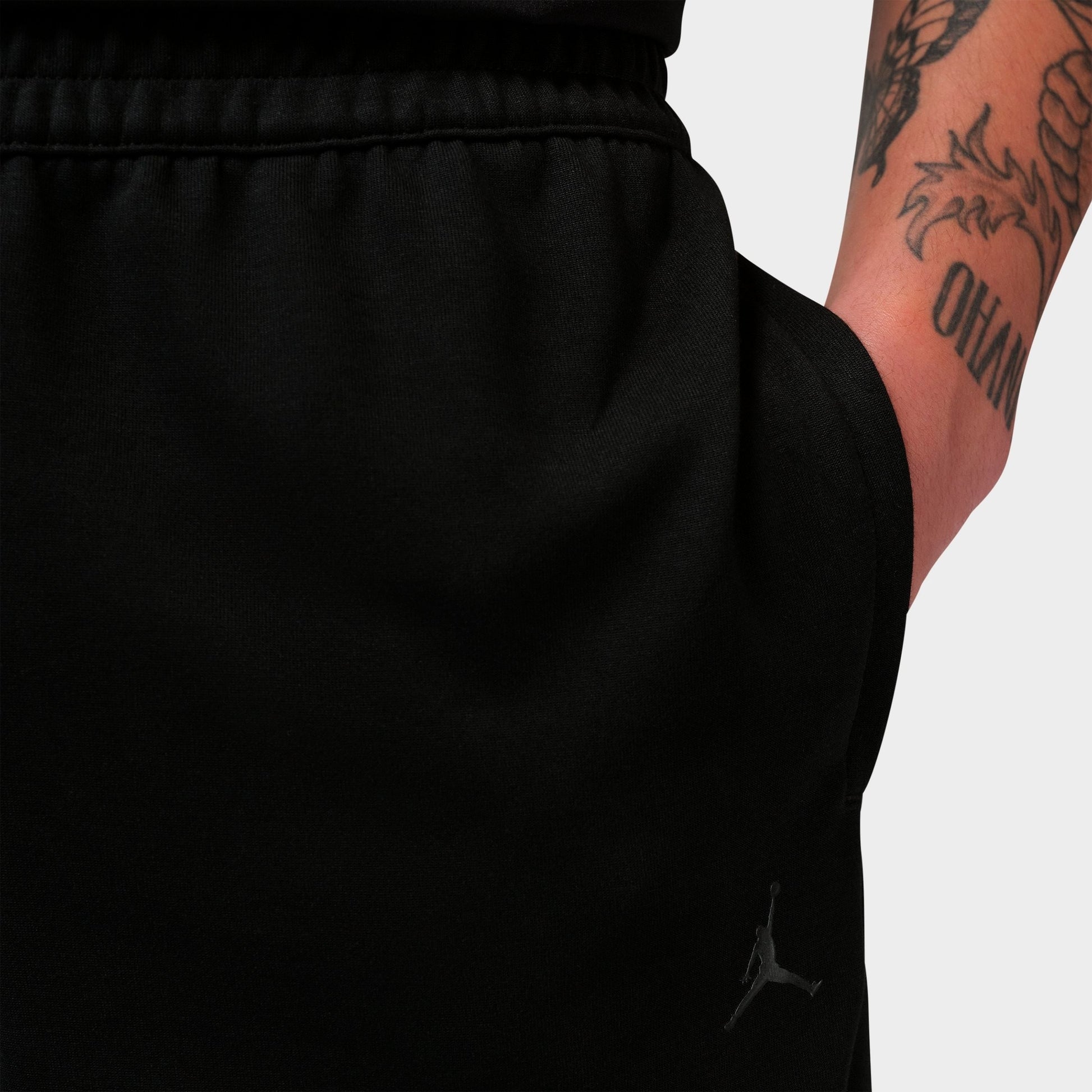 Men's Jordan Sport Hoop Fleece Shorts - Black/Clear