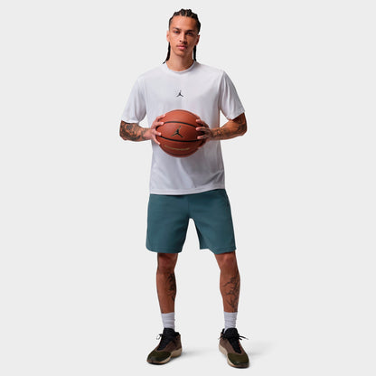 Men's Jordan Sport Hoop Fleece Shorts - Ash Green/Clear