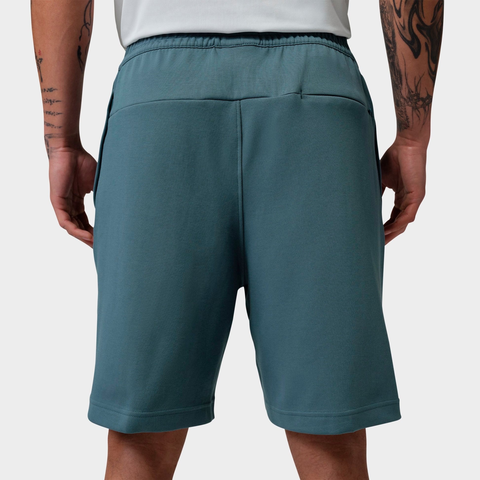 Men's Jordan Sport Hoop Fleece Shorts - Ash Green/Clear