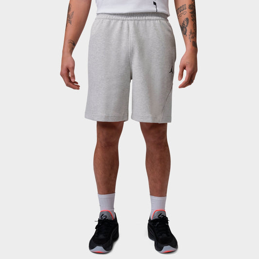 Men's Jordan Sport Hoop Fleece Shorts - Grey Heather/Pale Grey/Black