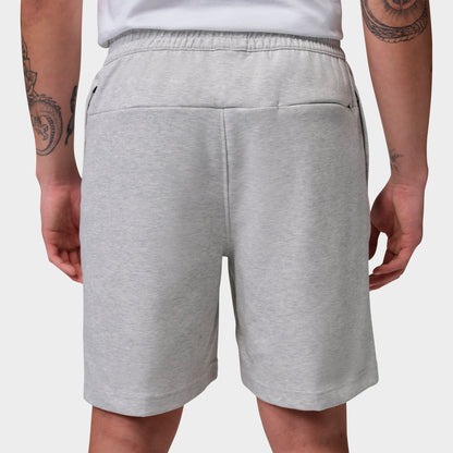 Men's Jordan Sport Hoop Fleece Shorts - Grey Heather/Pale Grey/Black