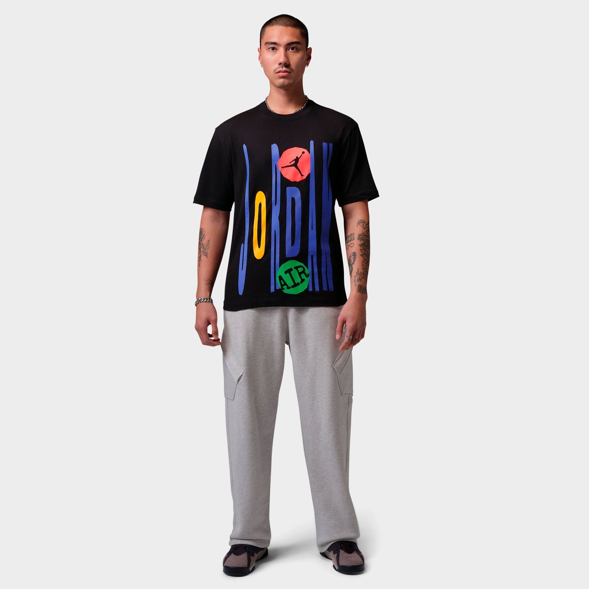 Men's Jordan Technicolor WM T-Shirt - Black