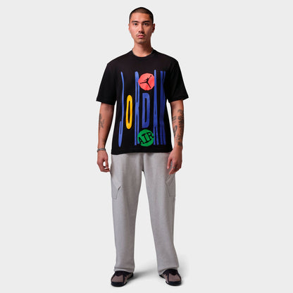 Men's Jordan Technicolor WM T-Shirt - Black